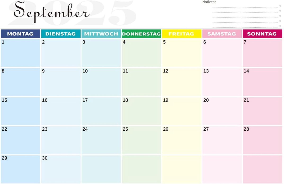 SnelShoppen - Kalender 2025-2026, Planningskalender Rood, Duidelijke Indeling, Handig voor Thuis en Op Kantoor, Perfect voor School en Werk, 17 Maande