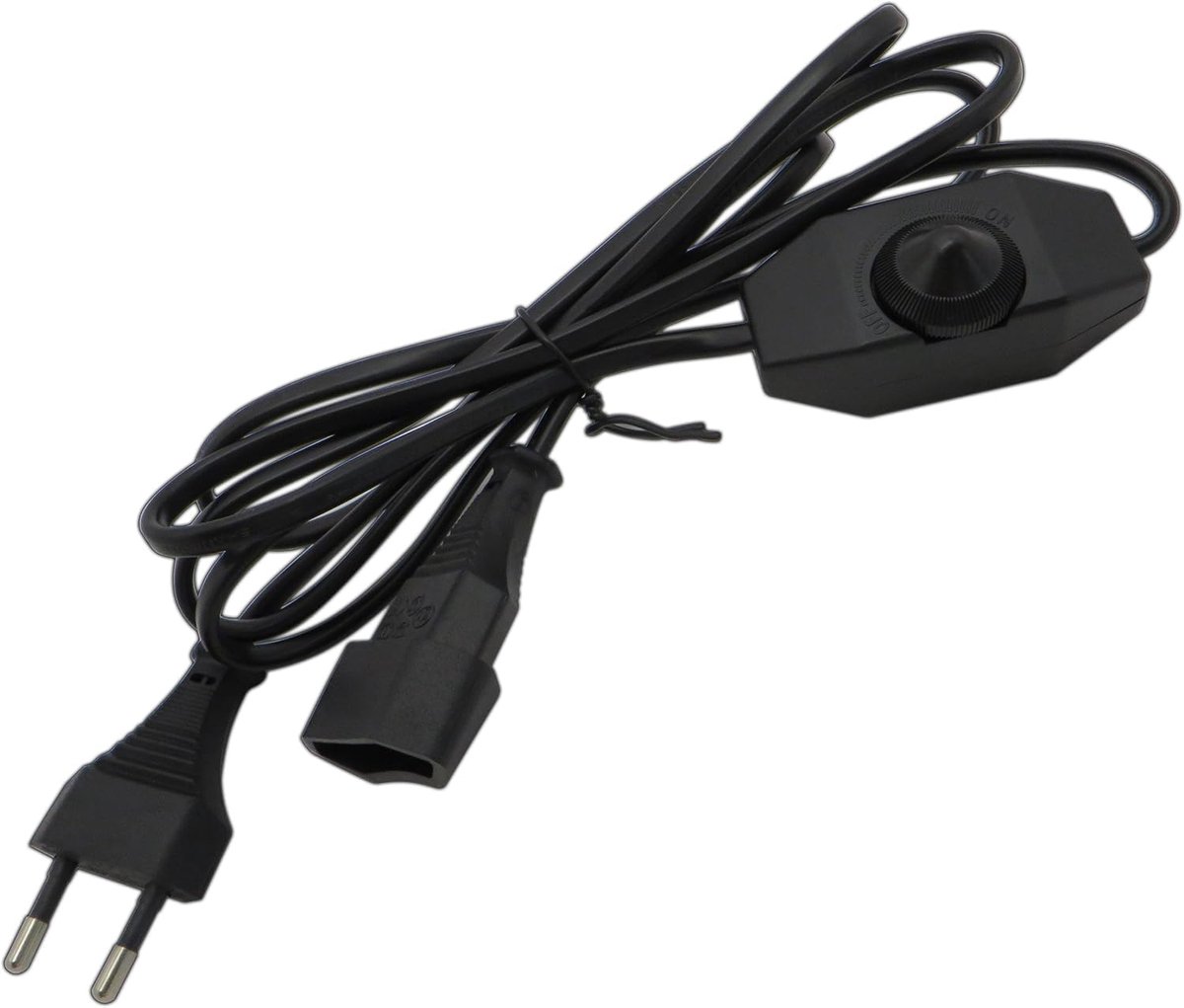 SnelShoppen - Draaibare Dimmer voor Dimbare Ledlampen 1-60W - Eenvoudige Installatie met Nauwkeurige Lichtregeling - Stil Apparaat voor Thuisverlichti