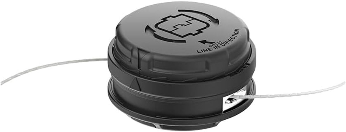 SnelShoppen - Tecomec Draadkop Easy Work TF 109 M10 x 1.25 LHF en M8 x 1.25 LHM voor Bosmaaiers - Tap & Go Draadkop met 2 Adapters - Tot 3.5 mm Draad