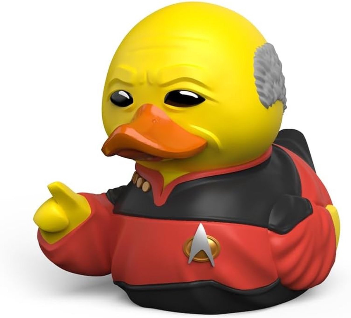 SnelShoppen - TUBBZ Mini Cosplay Duck Jean-Luc Picard - Star Trek Rubber Duck - Verzamelitem voor Fans - Vinyl Figurine in Badkuip - Originele Cadeau