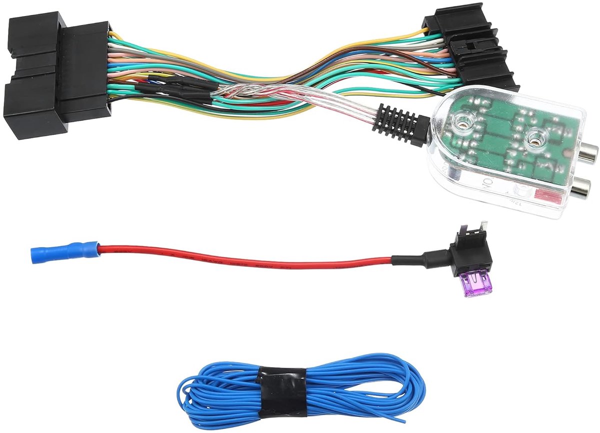 SnelShoppen - ABSOPRO Add Amp Versterker Adapter Interface voor Ford Radio Systeem | Multicolor | 23cm/9.06inch | Plug & Play | 24 Pin