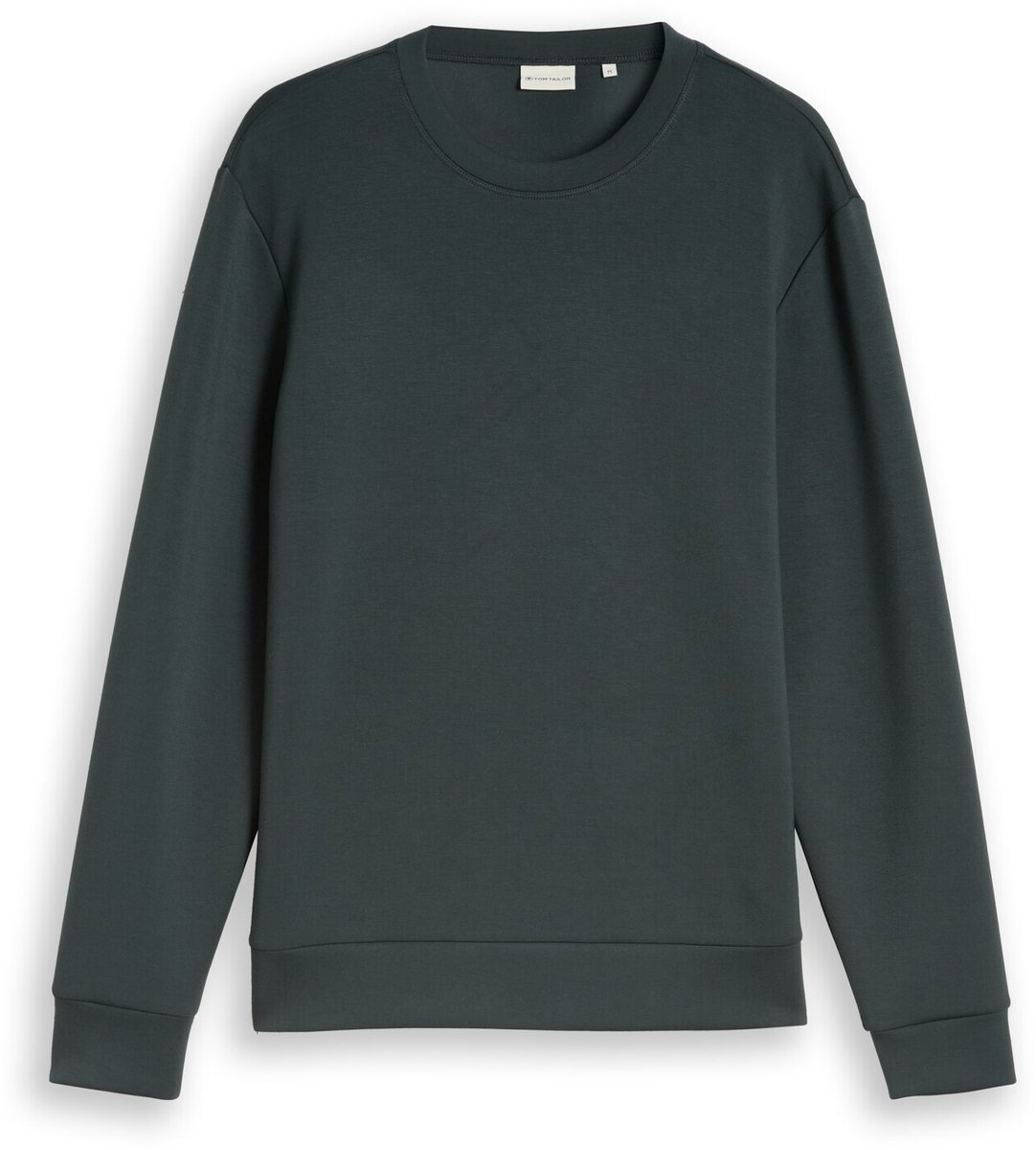 Tom Tailor - Basic scuba-sweatshirt - Maat XXXL - Darkest Olive