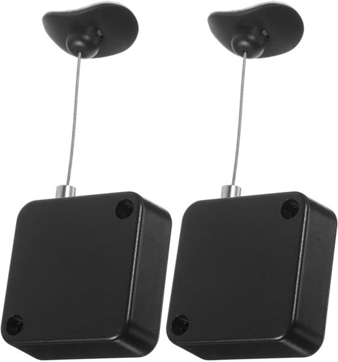stuks anti-verlies metalen kabel clip remote veiligheid kabel voor tv kabel staal kabel kabel afstandsbediening afstandsbediening tv afstandsbediening houder zwart