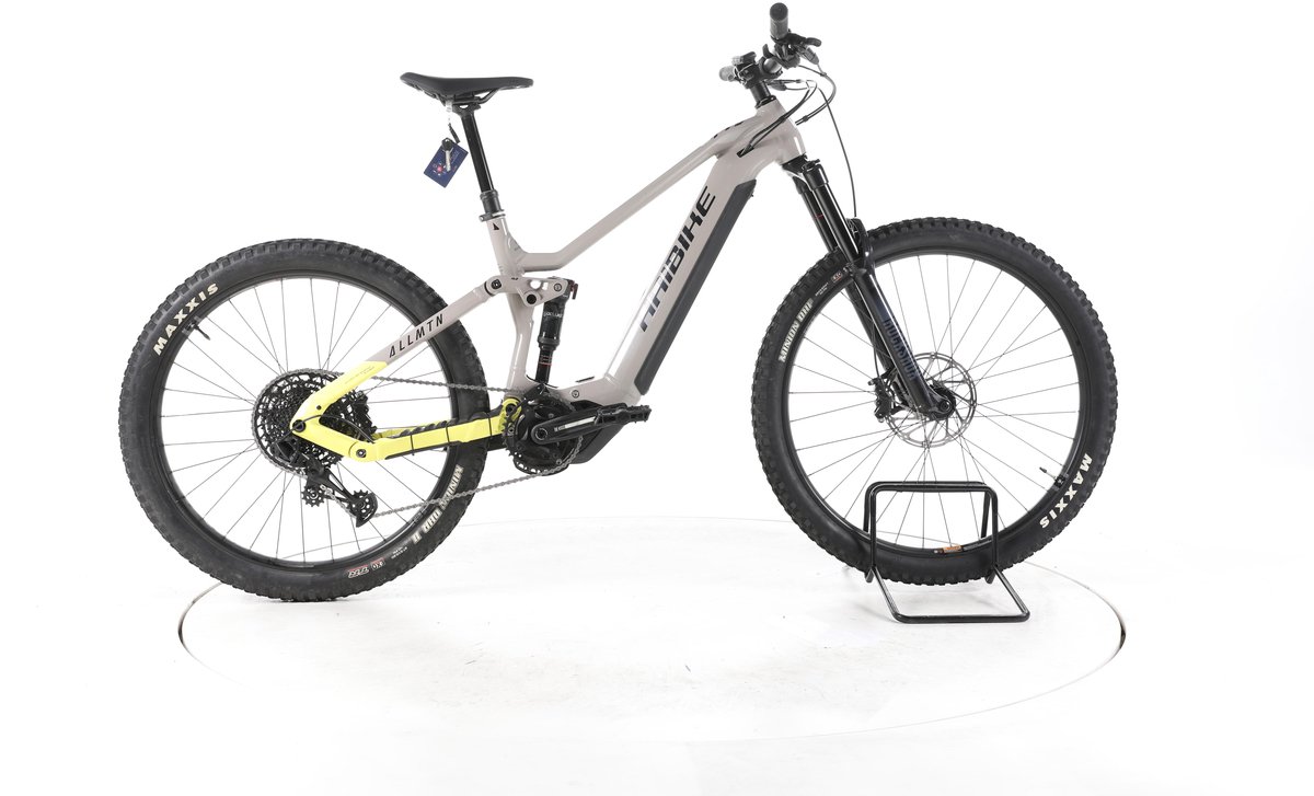 Haibike AllMtn 2 Elektrische full-suspension mountainbike Yamaha Accu 720Wh beige