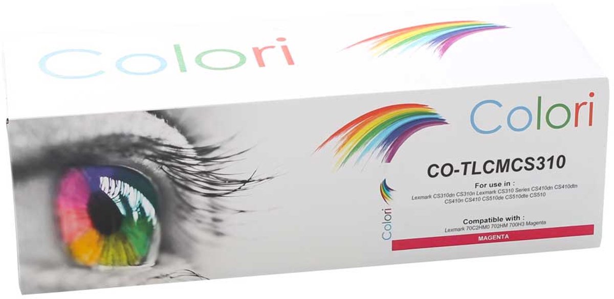 Colori huismerk toner magenta geschikt voor Lexmark CS310dn CS310n CS310 Series CS410dn CS410dtn CS410n CS410 CS510de CS510dte CS510 702M 702HM 702