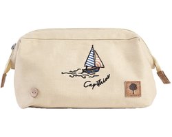 Faguo Washbag Petit Accessoire Cotton Beige