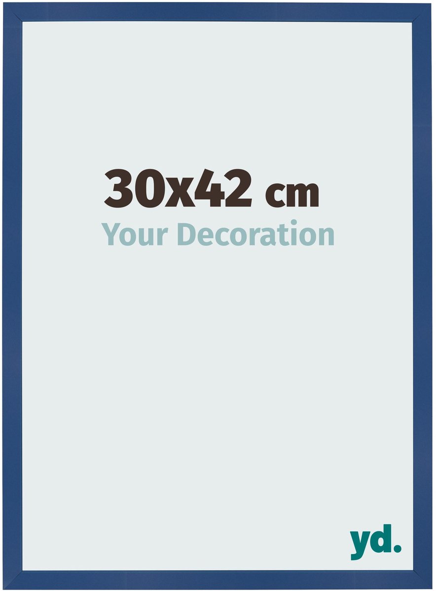 Your Decoration - Fotolijst 30x42 cm - MDF - Donkerblauw - Bologna