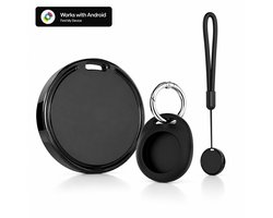 Bluetooth Tracker voor Android - GPS Smart Tag inclusief Sleutelhanger en een hangertje - Geschikt voor Google Find My Device - Draadloze Sleutelvinder - Anti-verlies