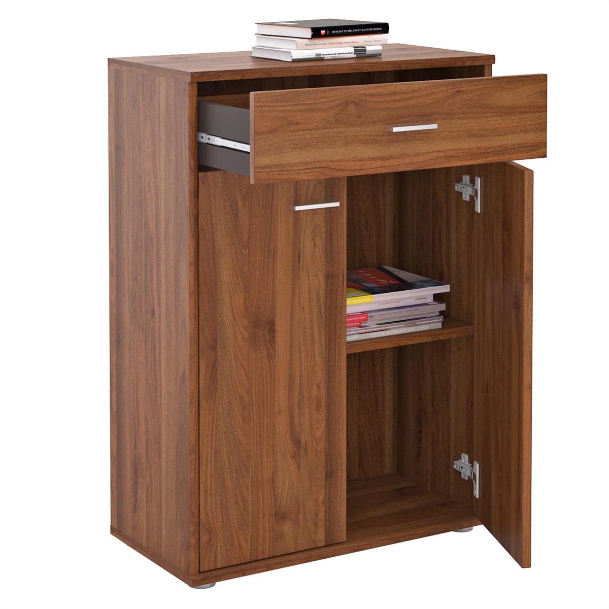 Commode TOMMY met lade - notenhout