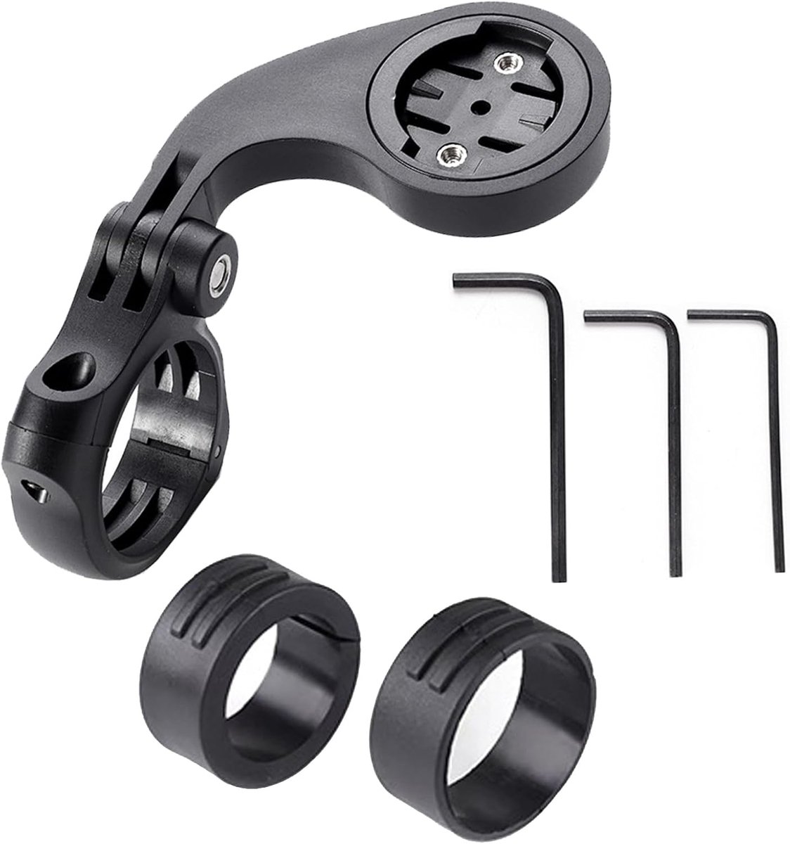 SnelShoppen - Fiets GPS Mount voor Garmin Edge, Compatibel met MTB en Wegfietsen, Verstelbare Handlebar Bevestiging 25.4mm/31.8mm, Duurzaam en Lichtge
