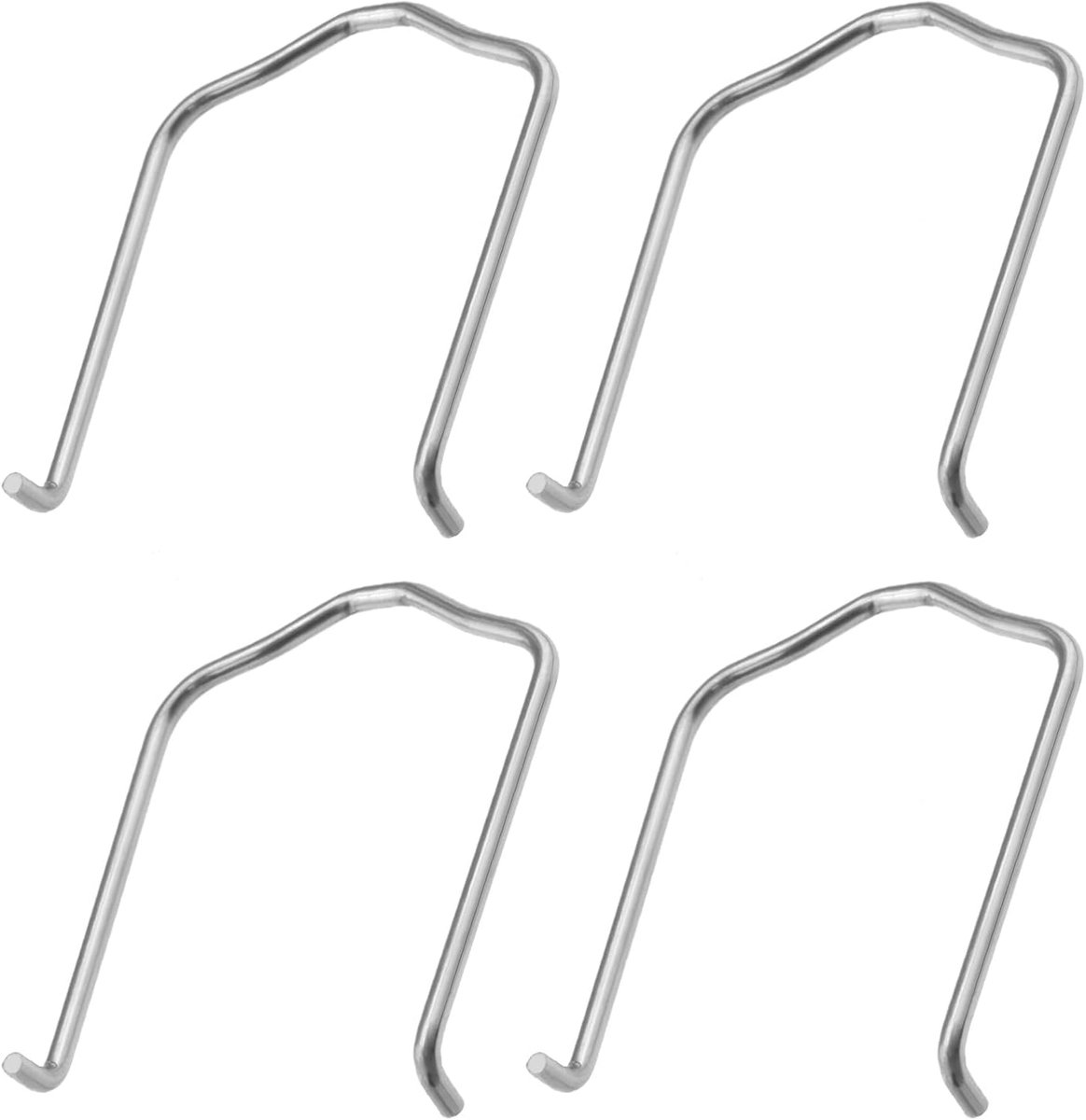 SnelShoppen - 4 Stuks RVS Auto Radiator Water Slang Flens Bevestigingsveren Clips - Intercooler Slang Klemmen - Universeel voor Audi en Skoda