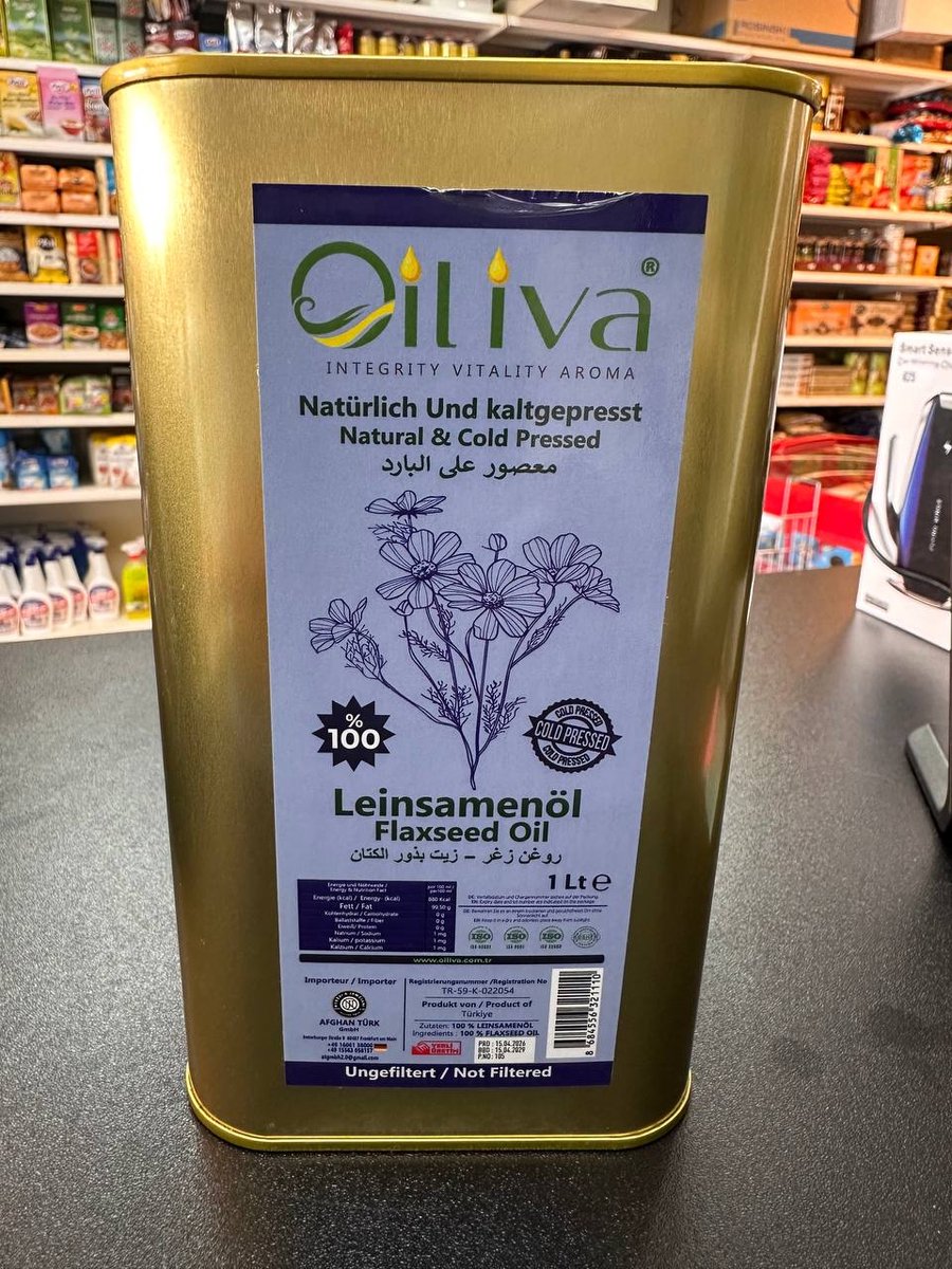 Lijnzaad Olie, Leinsamenol, Flaxsed Oil, روغن زغر ,زیت بذورالکتان