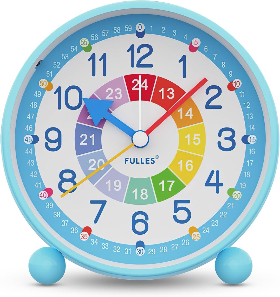 SnelShoppen - Digitale Wekker voor Kinderen, Stille Analoge Alarm Klok, Kindvriendelijke Reiswekker met Nachtlampje, Compact en Duurzaam, Perfect Cade