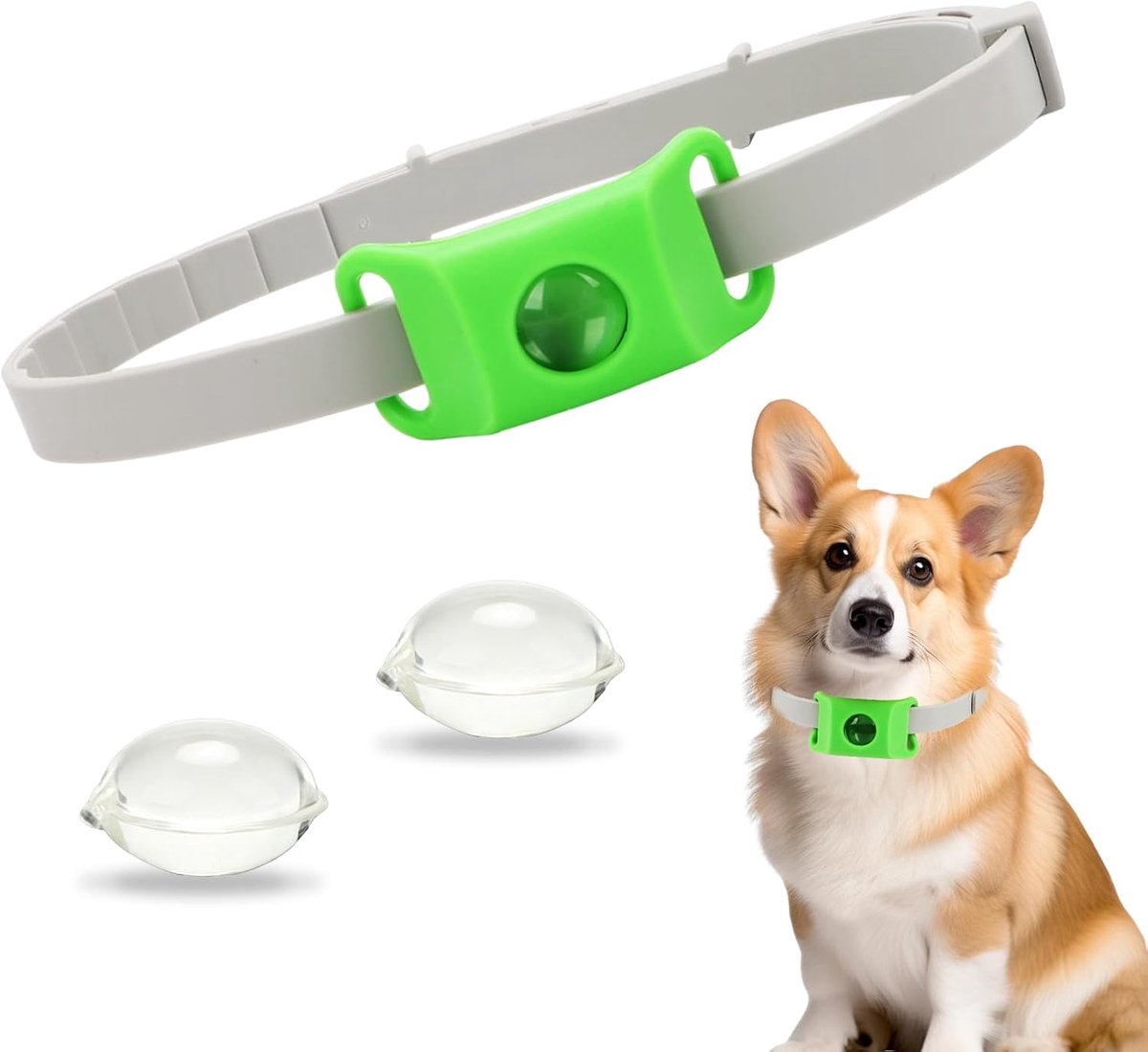 SnelShoppen - Natuurlijke vlooien- en tekenband voor honden, 100% natuurlijke ingrediënten, lange bescherming, waterproof, comfortabel, voor alle hond