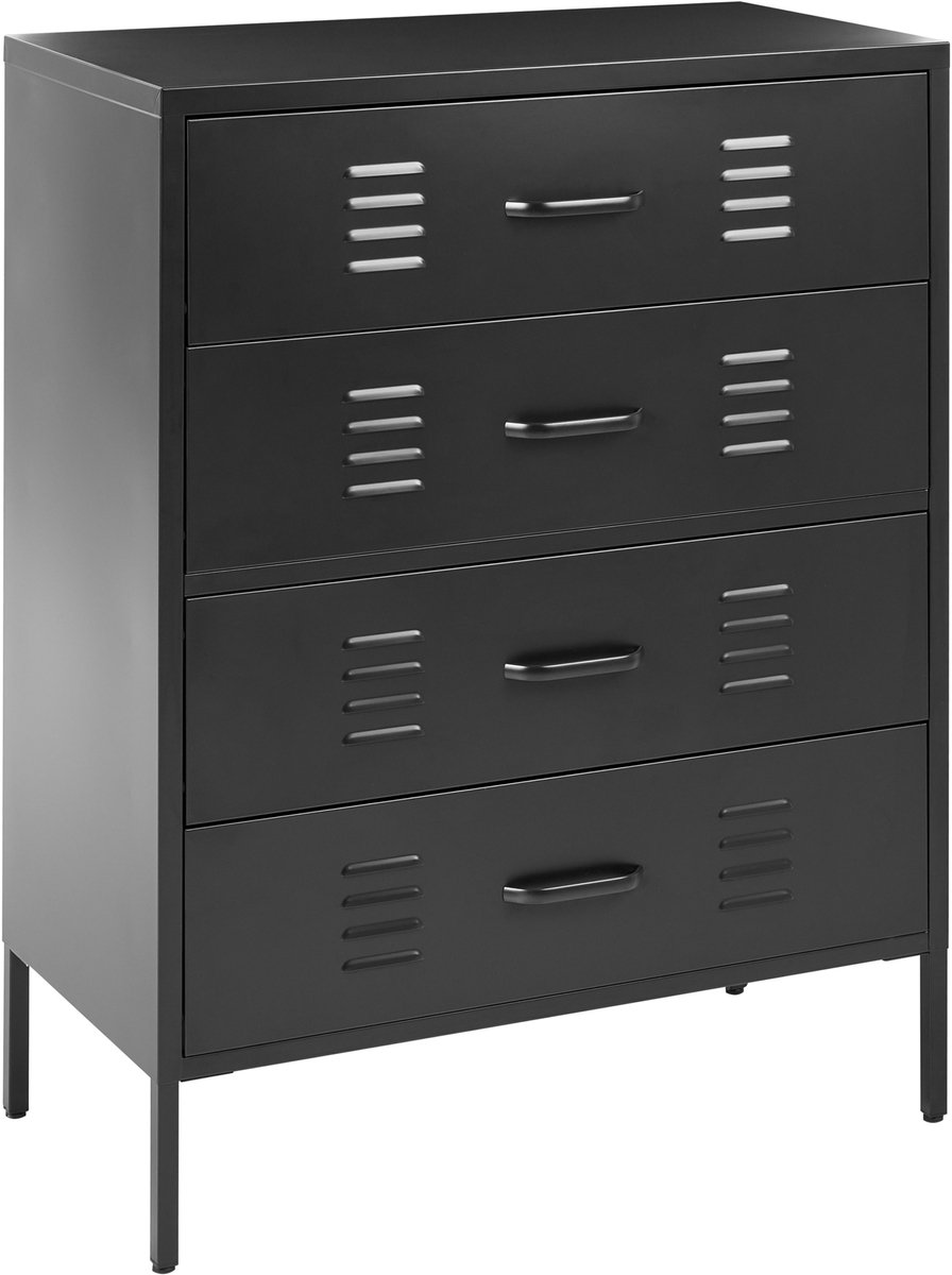 ENAGO - Commode - Zwart - Staal
