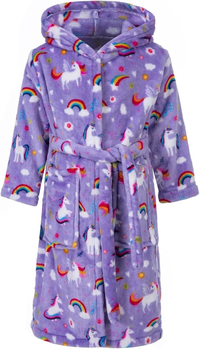 SnelShoppen - Zachte Badjas en Douchjapon voor Kinderen - Hooded Badjas voor Jongens en Meisjes - 2-9 Jaar - Perfecte Pyjama Cadeaus - Ideaal voor Thu