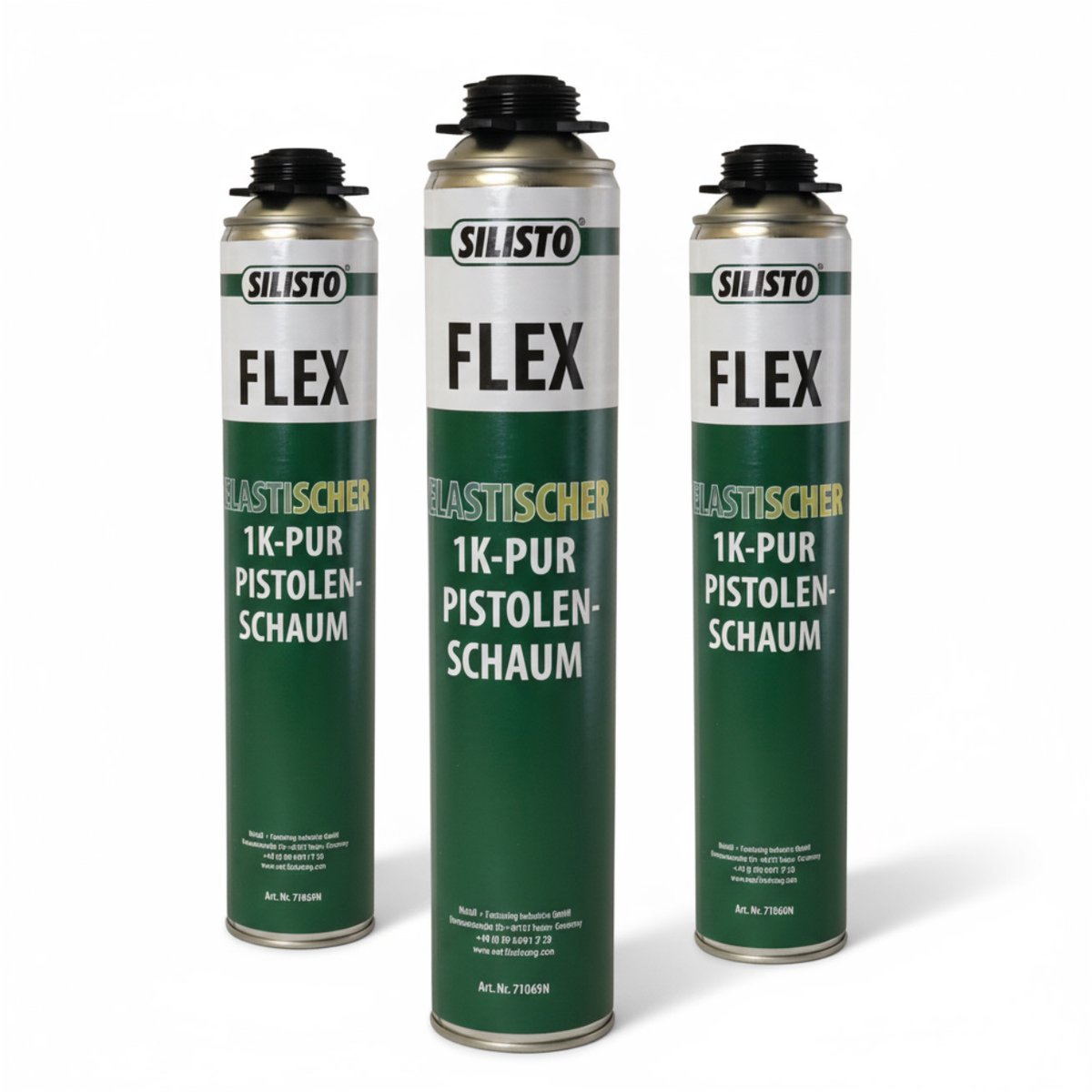 Silisto Purschuim Flex B2 - Flexibel & Blijvend Elastisch - Voordeelverpakking - 750 ml - 3 stuks