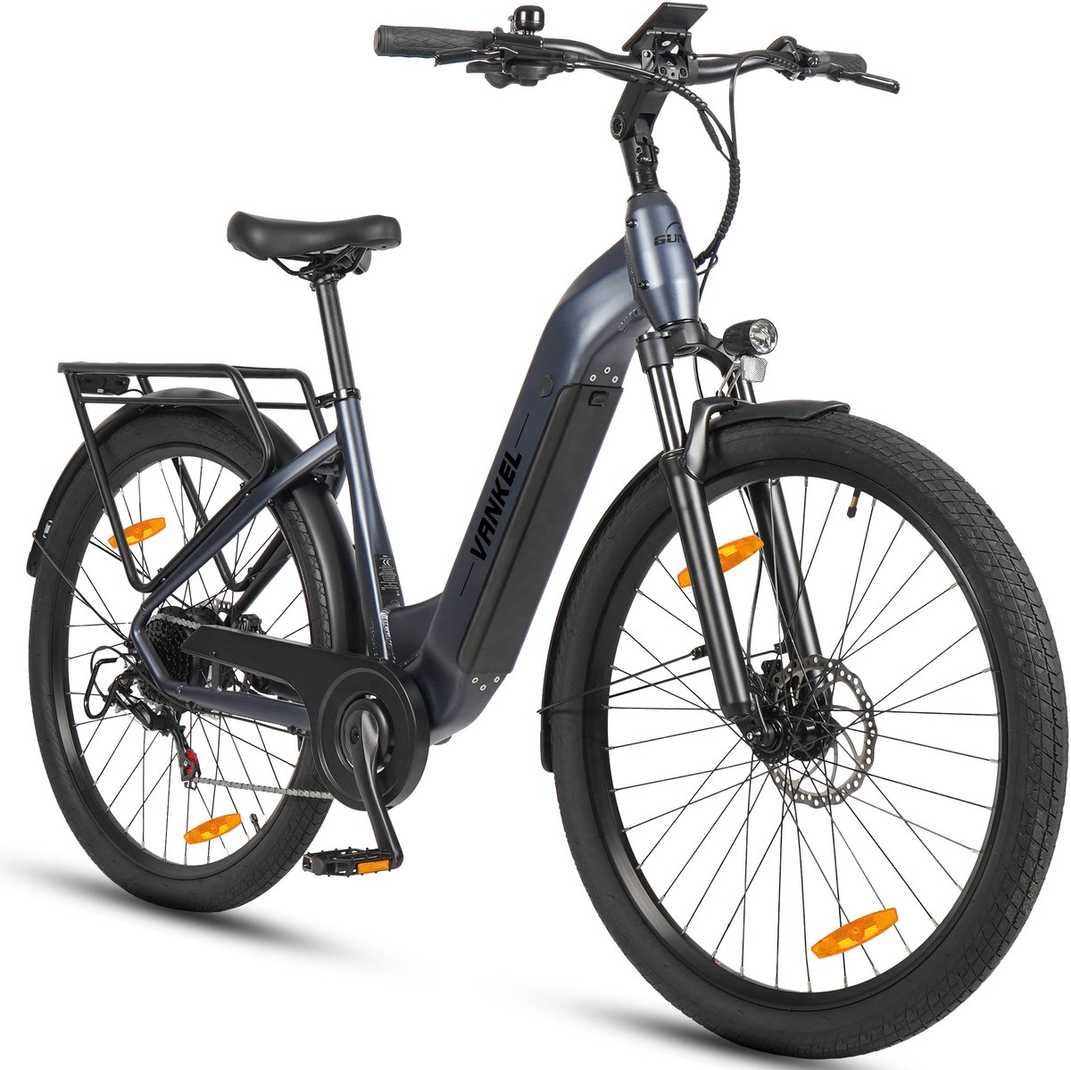 【Eindejaarsdeal】Elektrische Fiets ONESPORT OT05PRO - 140 km Actieradius - 810Wh Accu - 28 Inch Wielen - Shimano 7 Versnellingen - Hydraulische Schijfremmen - Aluminium Frame - LCD Display & APP - Elektrische Stadsfiets - Wit - afbeelding 2