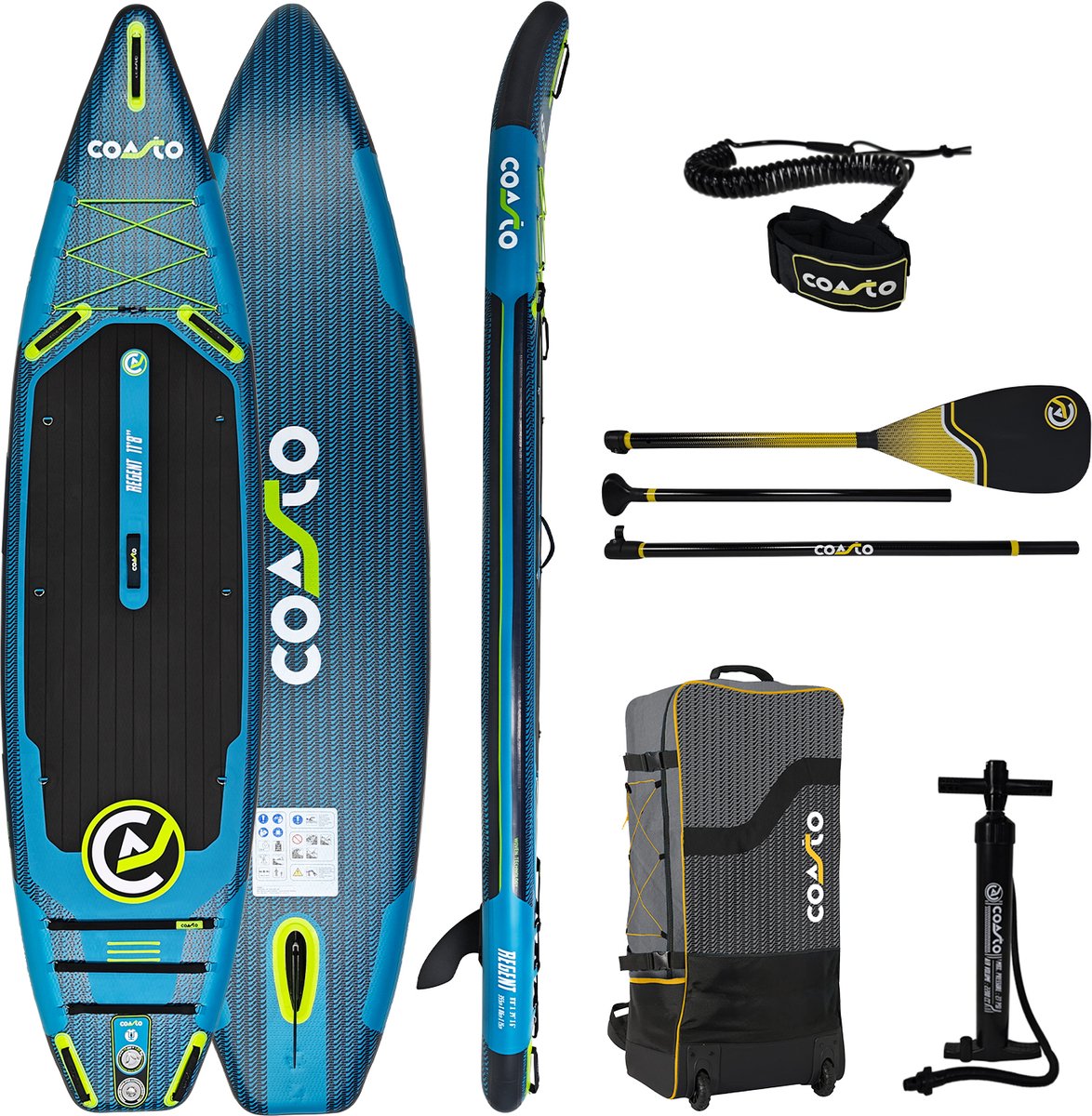 Coasto Regent 11'8 Topklasse Sup paddleboard 355cm