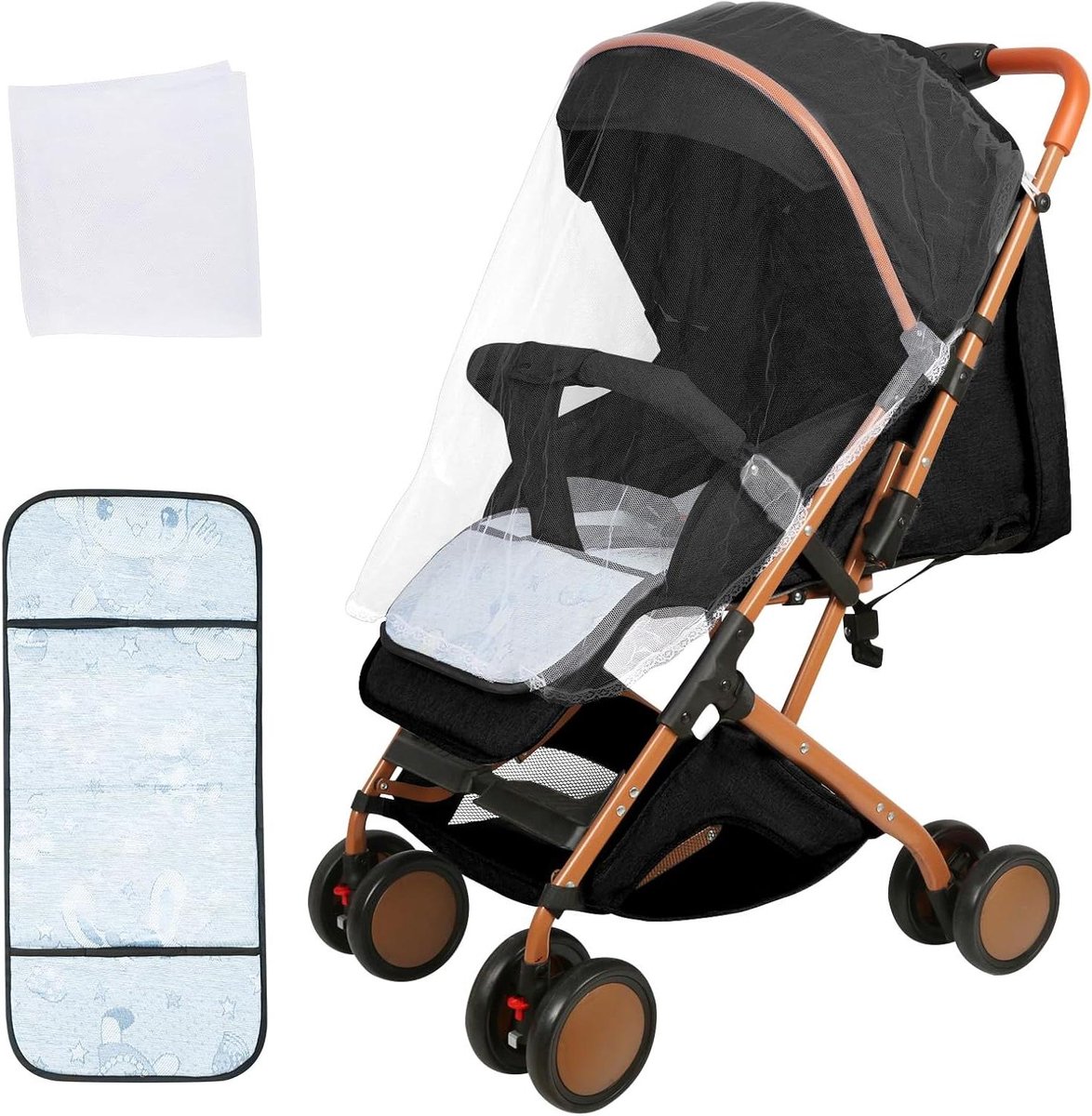 Kinderdriewieler - Loopfiets - Veilig op pad - Omvormbaar 5-in-1 ontwerp - Tot 25 kg - Zwart