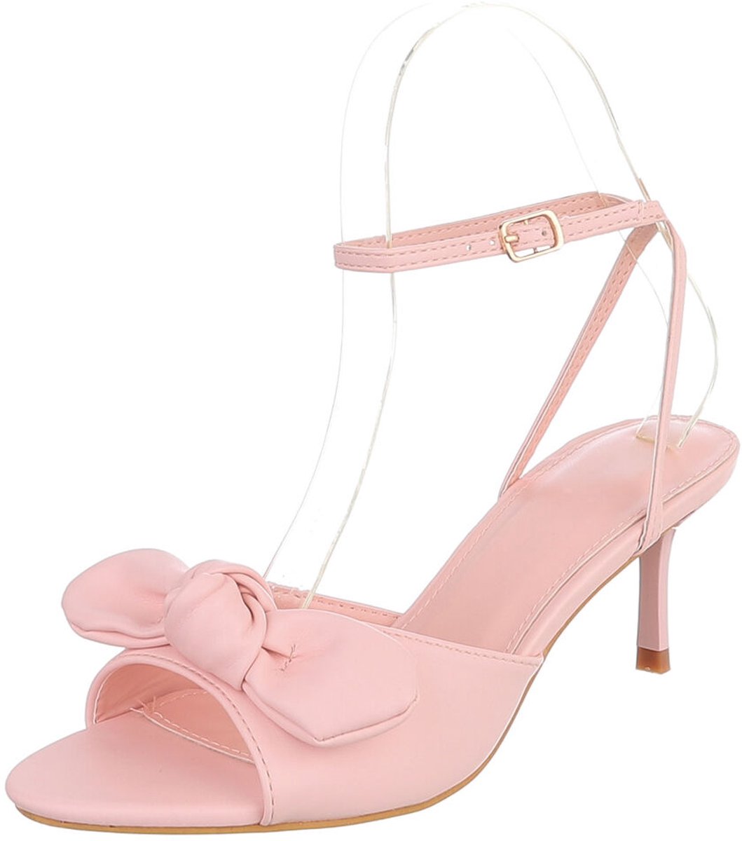 Sandaal met hak en strik - dames casual Mt:41