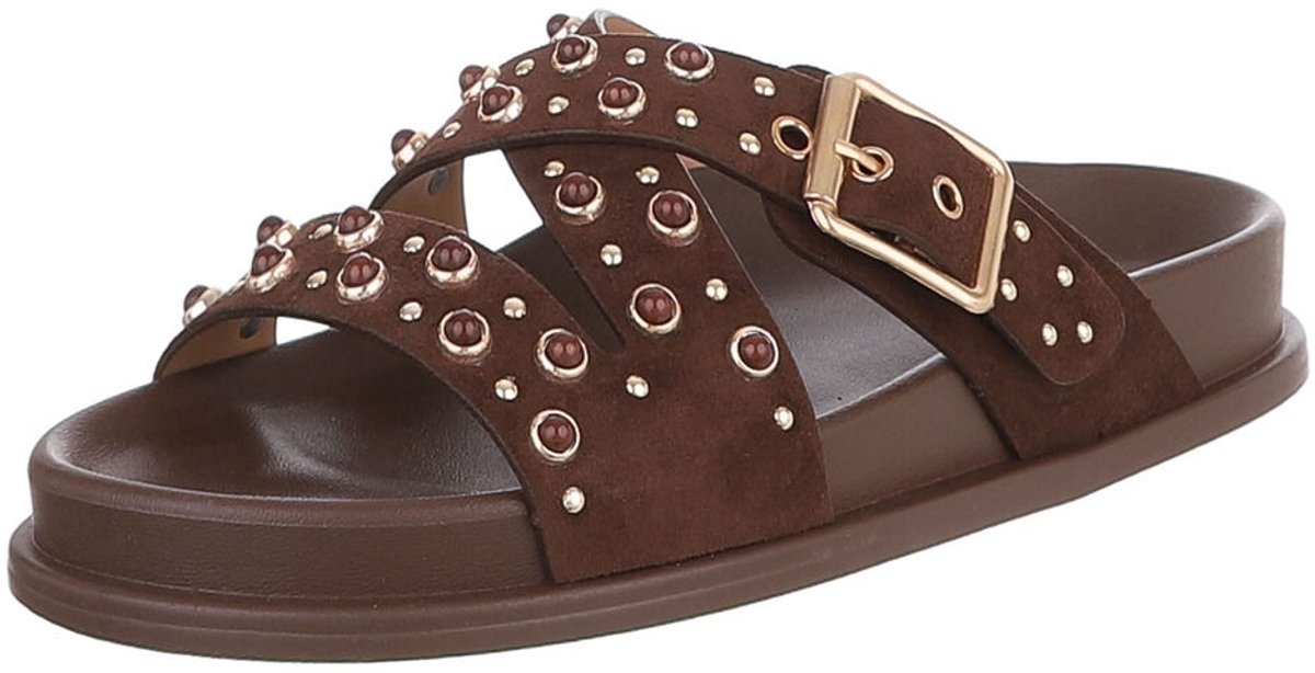 Sandaal - Gesp en studs - Dames casual Mt:38