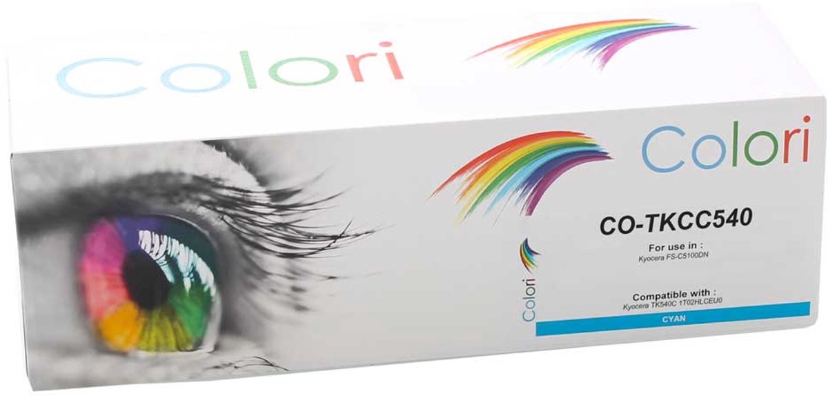 Colori huismerk toner geschikt voor Kyocera TK-540C cyan voor Kyocera FS-C5100DN FS C5100DN FSC5100DN TK540 C