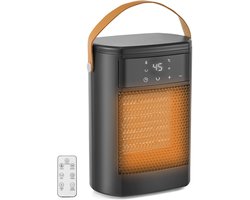 Elektrische Kachel 1500W Kleine Kachel Voor Thuis En Kantoor Tafelverwarmer Met Afstandsbediening…