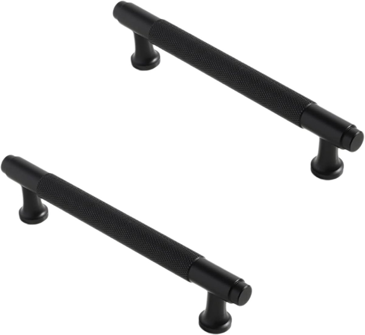 Wardrobe Handle 2 Pak Zwarte Kastdeurgreep Badkamerkast Kledingkast Aluminium Deurgreep Ka