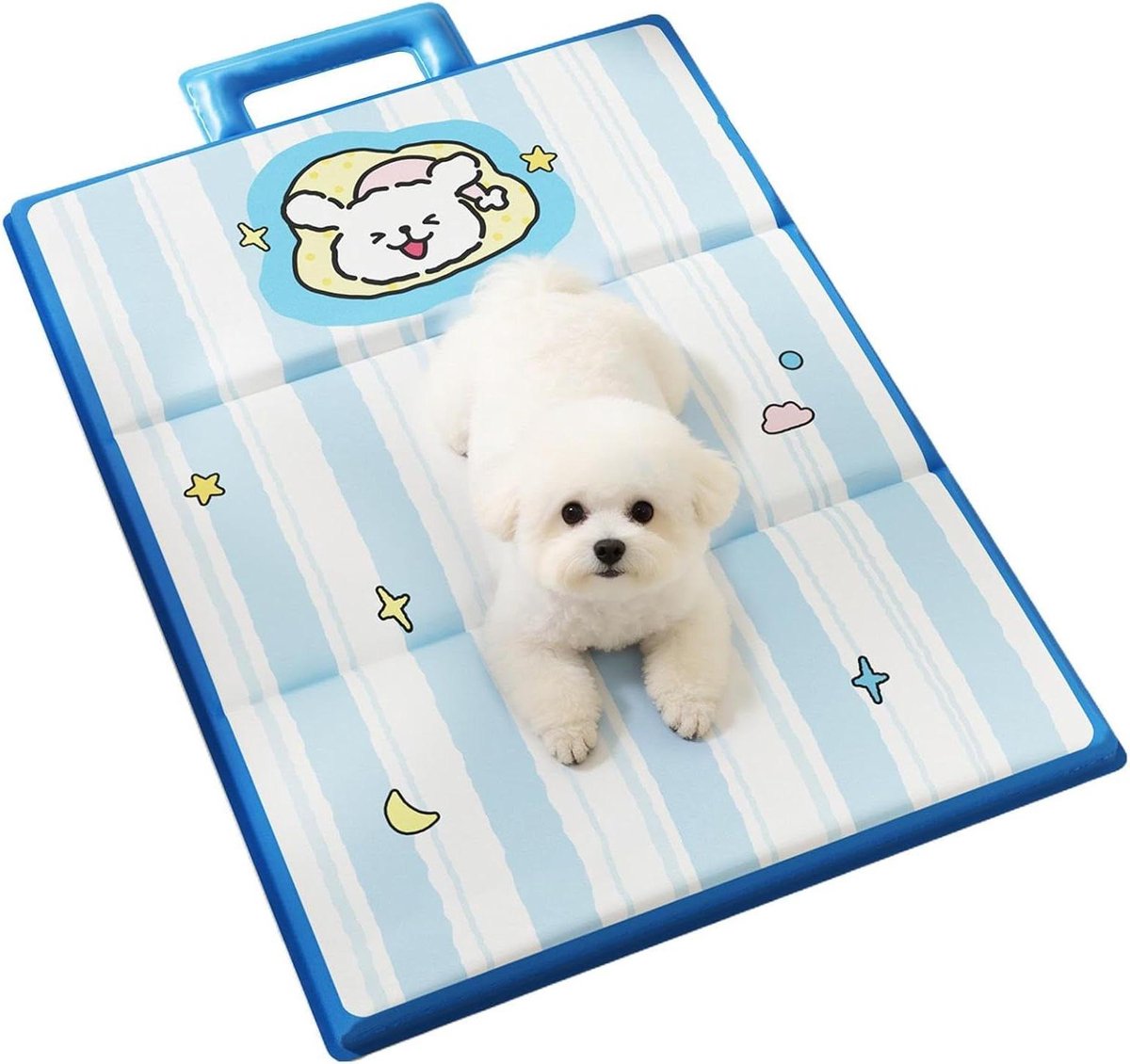 Verkoelende Mat - Honden Koeldeken - Honden Koel Houden - Waterdicht Opvouwbaar - 40 x 35 cm - Enkel