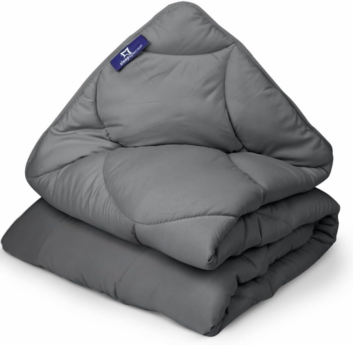 SnelShoppen - Dekbed zonder Overtrek 140x200 cm, Ademend en Regulerend, Warmteklasse 2, Gelvezels voor Donsgevoel, Wasbaar Beddengoed voor Allergieën,