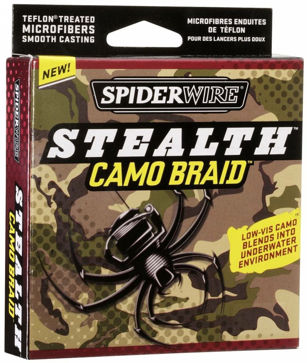 Spiderwire Stealth Camo - Gevlochten Lijn - Vislijn Dyneema - Visdraad - 0,10mm 6,20kg 110m