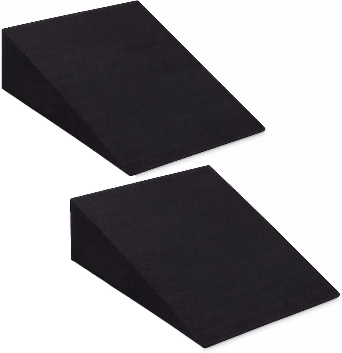 SnelShoppen - Set van 2 Kuitstretchers en Squat Wedge met 4 Fitnessbanden voor Verbeterde Kniebuigingen, Mobiliteit en Stabiliteit in Krachttraining,