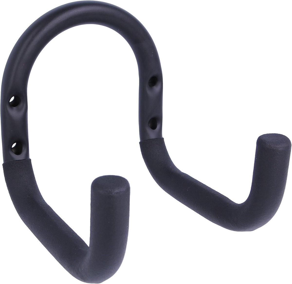 SnelShoppen - Tool haak - Wandbeugel voor fietsen en tuingereedschap - Gegalvaniseerd staal - Antislip rubbercoating - Draagcapaciteit 60 kg