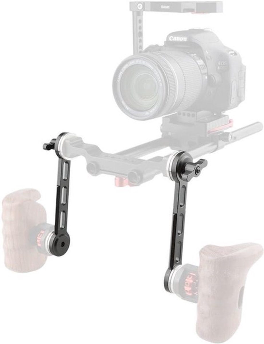 Handgrip Extender met Rozet Standaard Accessoire voor Camera - Duimschroef voor A7s A7RII A7s2 A7sII (Zwart)
