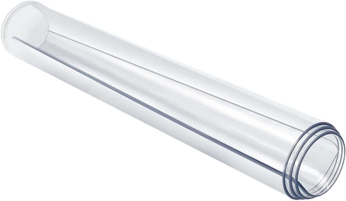 Tafelbeschermer PVC - Tafelzeil Transparant - Meubels Beschermen - Waterdicht Krasbestendig - 95x195cm - Helder