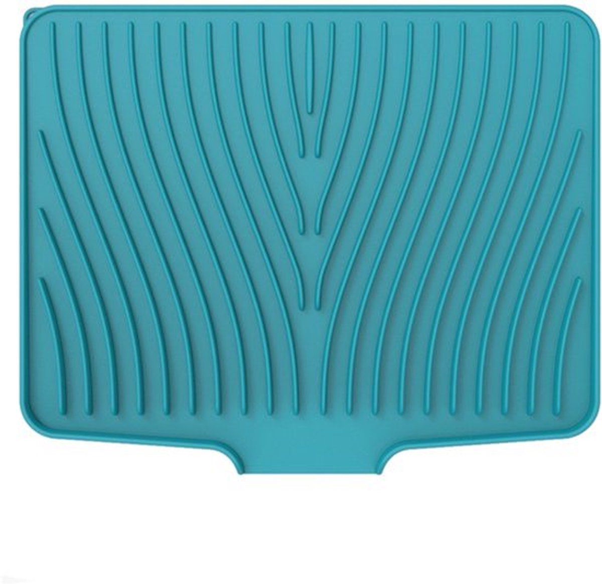 Afdruipmat voor servies, Afdruipmat voor servies, 40 x 33 cm, Siliconen Afdruipmat voor Servies, Gootsteen, lekbak, droogmat, hittebestendig, Antislip mat - Groen