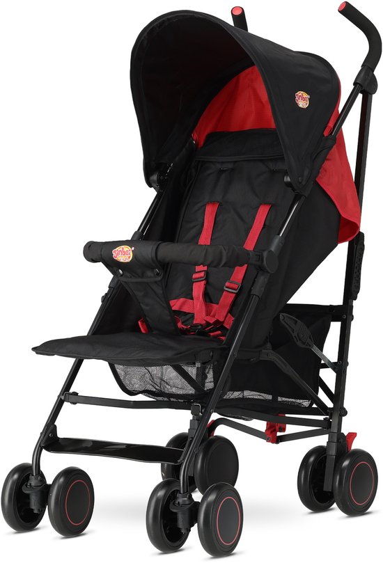 Jinbei Paraplu Buggy - Verstelbare Buggy - Tot 15 kg - Grijs/Rood — afbeelding 5