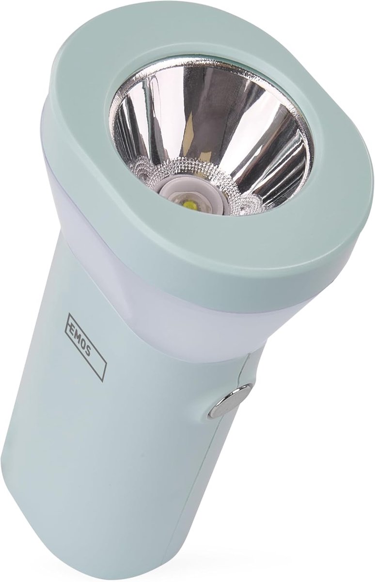 Thijox - Oplaadbare Kinderzaklamp Nachtlampje LED SMD 800 mAh 80 lm Turquoise voor Camping, Avondwandelingen en Kinderen