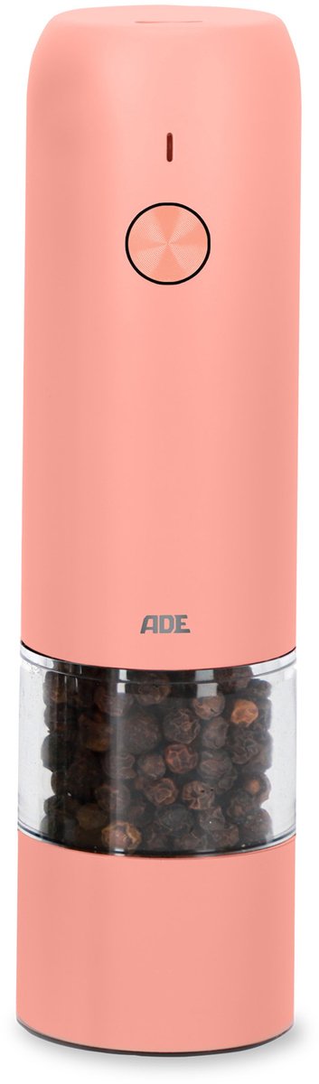 ELEKTRISCHE PEPER-ZOUTMOLEN MINI CORAL D3,7XH13,9CM - OPLAADBAAR