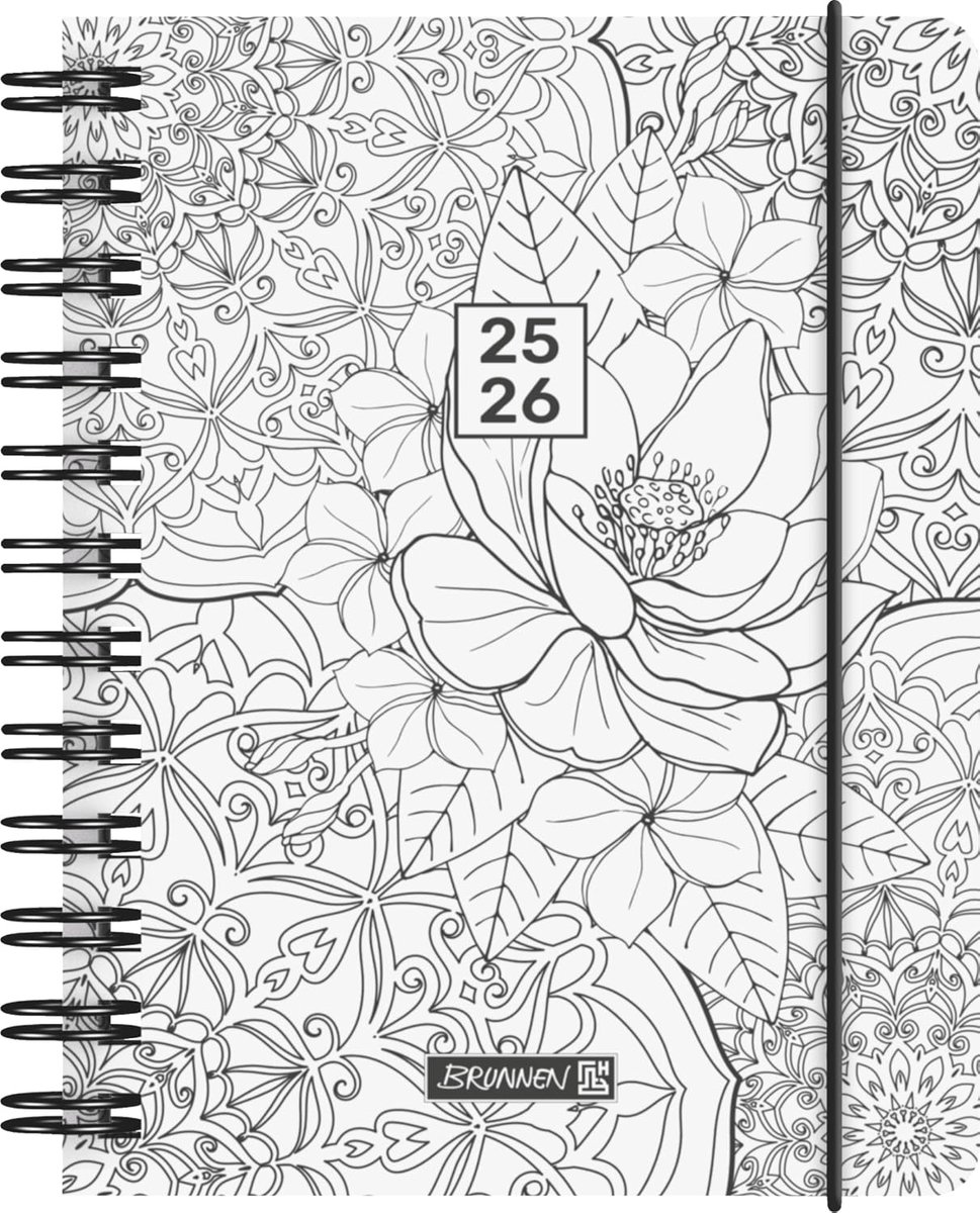 SnelShoppen - Schoolagenda 2025/2026 A6 Zenart - Kunststof, Perfect voor School, Werk en Organisatie, Modieuze Agenda voor Jongeren, Handzaam en Duurz