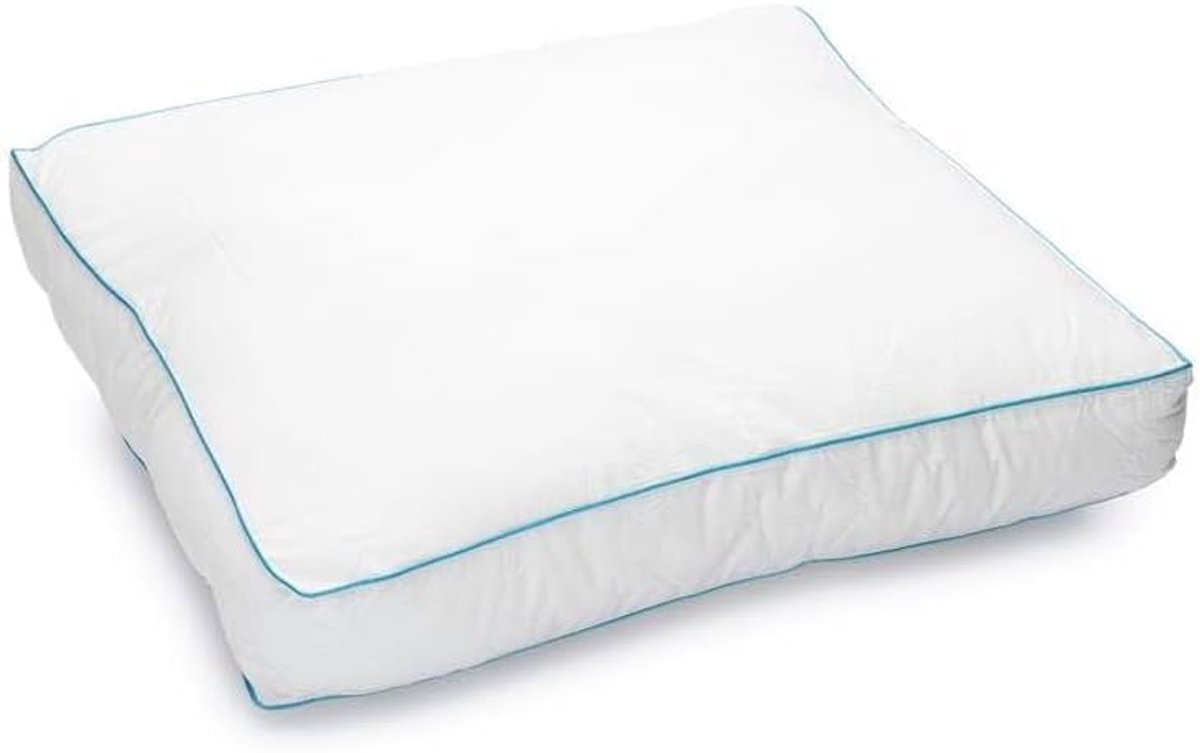 SnelShoppen - Slaapkussen - Antiallergisch - 50x60x10 cm - Wit - Polyester - Ergonomisch - Hoofdkussen voor Gezond Slapen