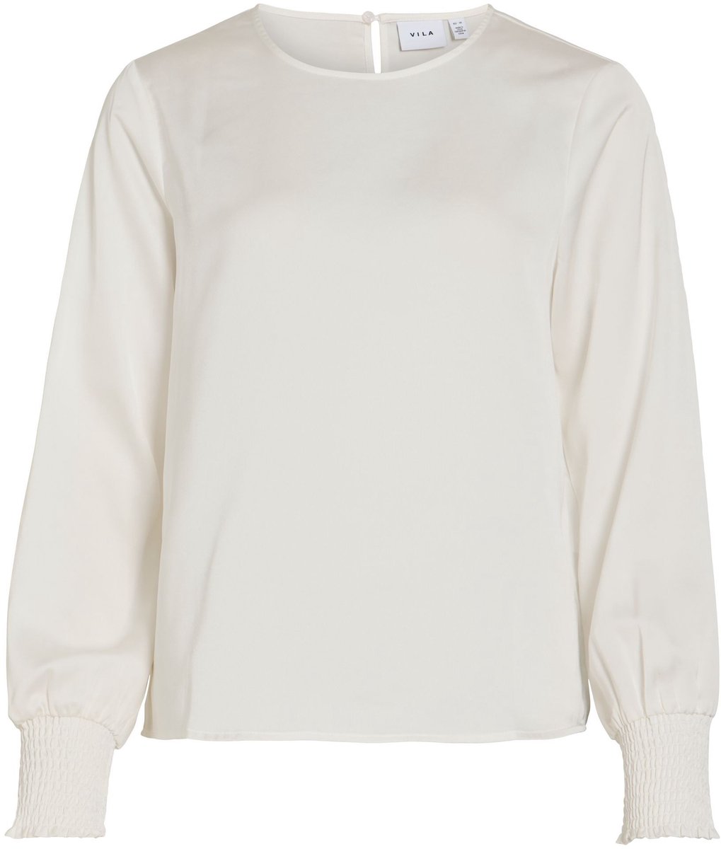 VILA Top met lange mouwen VIELLETTE ronde hals