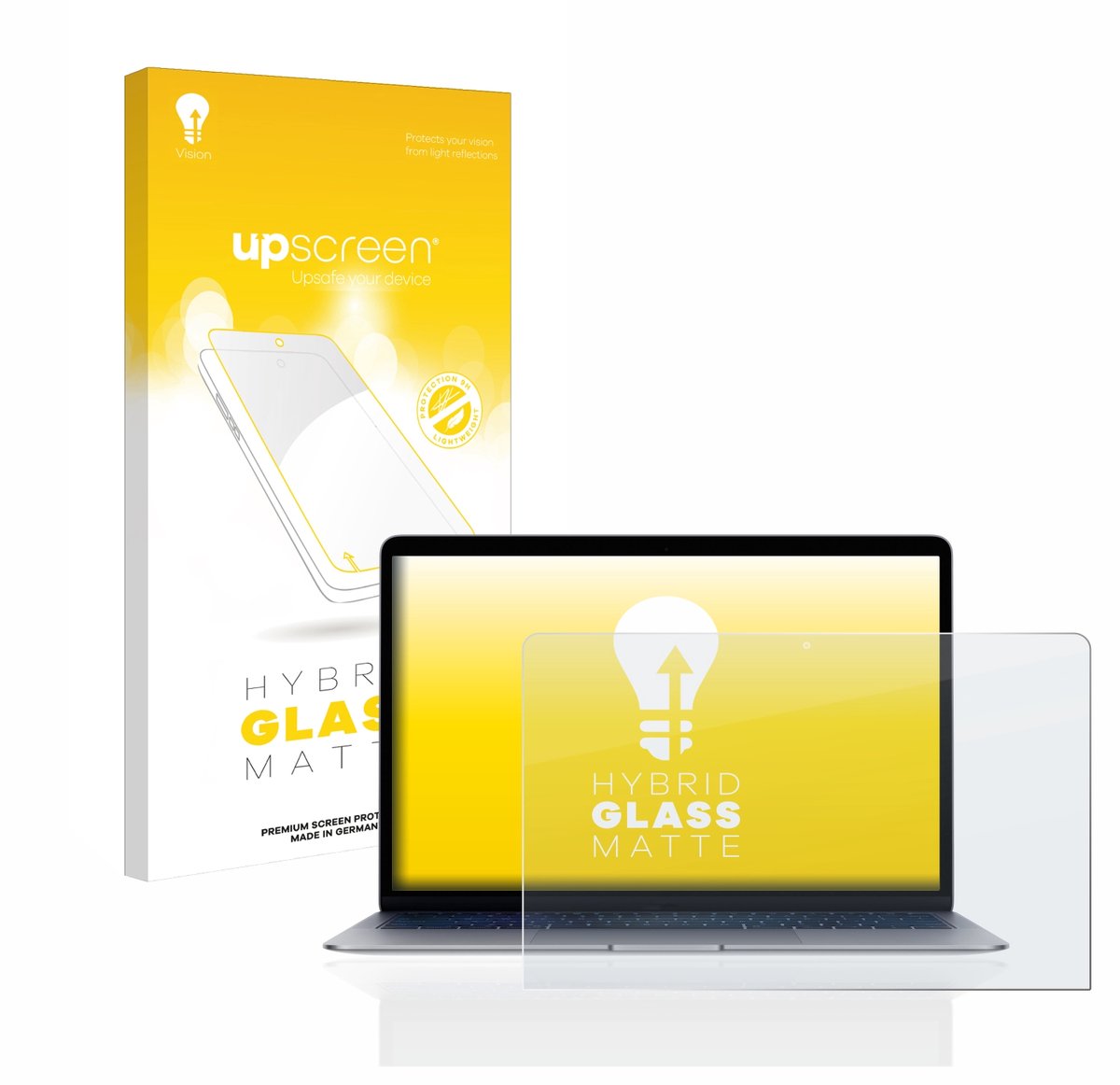 upscreen - Screenprotector voor Apple MacBook Air 13" 2020 - Folie Beschermfolie Beschermglas matte
