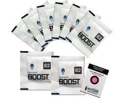 SnelShoppen - Humidificateur bidirectionnel Integra Boost 62 - 8 x 8 g Régulateur d'humidité pour fleurs - Idéal pour le stockage et le maintien de l'humidité jusqu'à 25 g