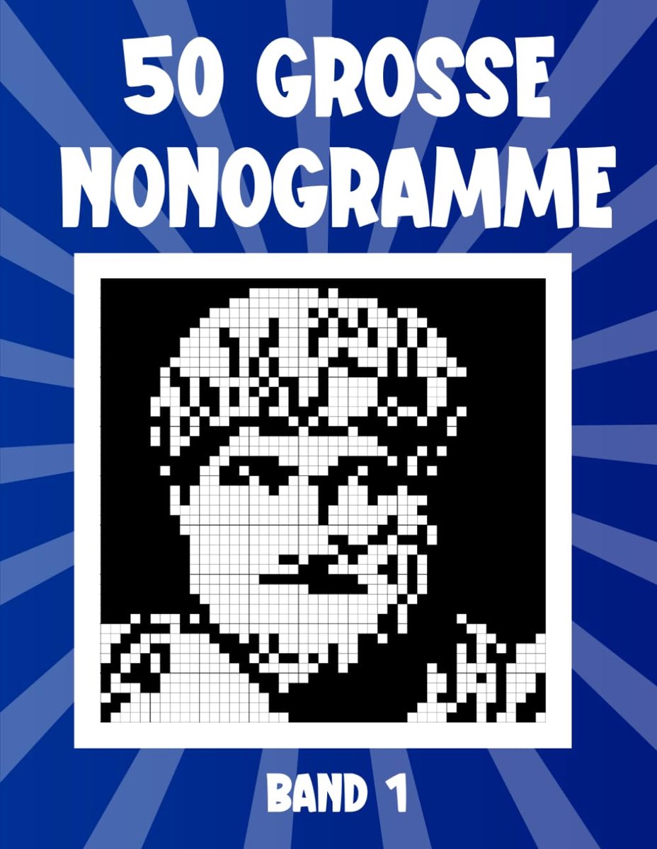 SnelShoppen - 50 Grosse Nonogramme: Logische Japanse Raadsels voor Beginners en Professionals - Puzzelplezier voor Thuis, Gezelligheid en Ontspanning
