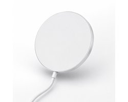 Draadloze Oplader 15W - Geschikt voor MagSafe - Draadloze Oplader Geschikt voor iPhone (12 t/m 17) - Wireless Charger - MFI-Gecertificeerd - USB-C - 1 Meter