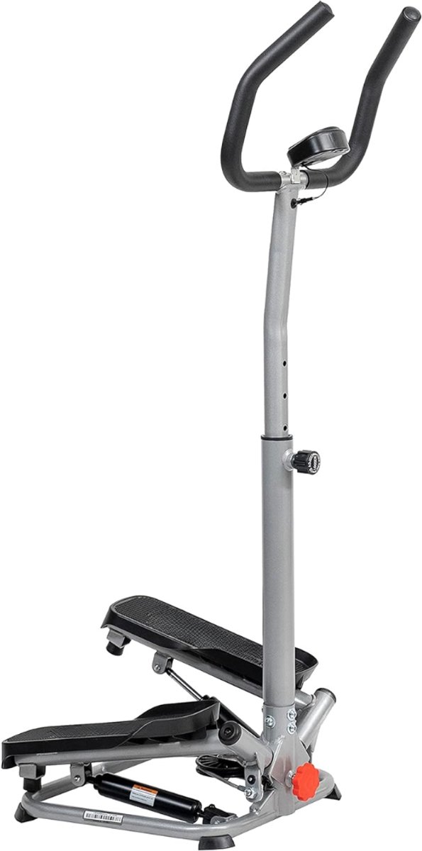 KIRA® Stepper Fitness - Connectiviteit Met De Sunnyfit App - Compacte Cardio Trainingsmachine - Grijs - 56cm x 47cm x 127cm