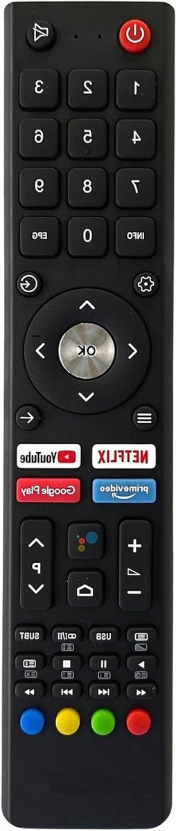 Vervangende Afstandsbediening - Universele Controller - TV Bediening - Directe Werking - Infrarood - Zwart