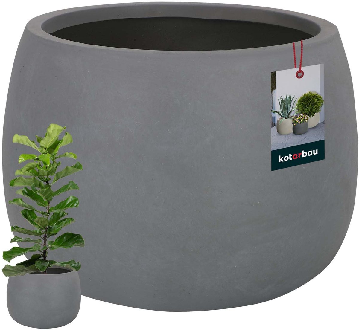 KOTARBAU Bloempot, Plantenpot, Bloempot voor Kamerplanten ⌀ 33 cm